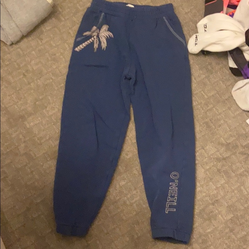 Girls navy sweatpants